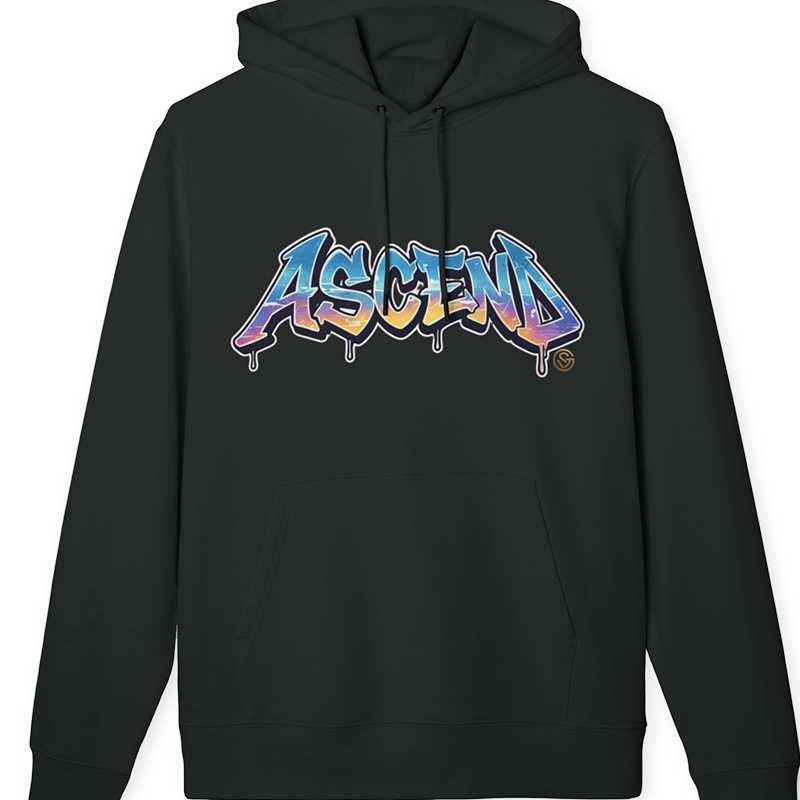 Acsend Pheonix Galaxy Front View Hoodie