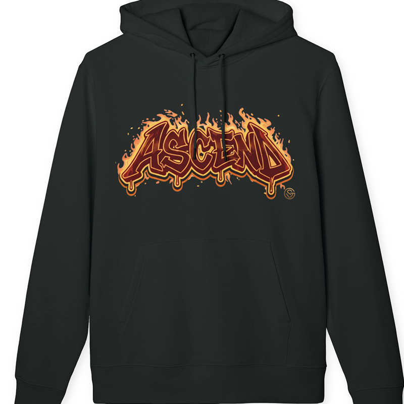 Ascend Phoenix Signature Luxe Hoodie Firebird Front View