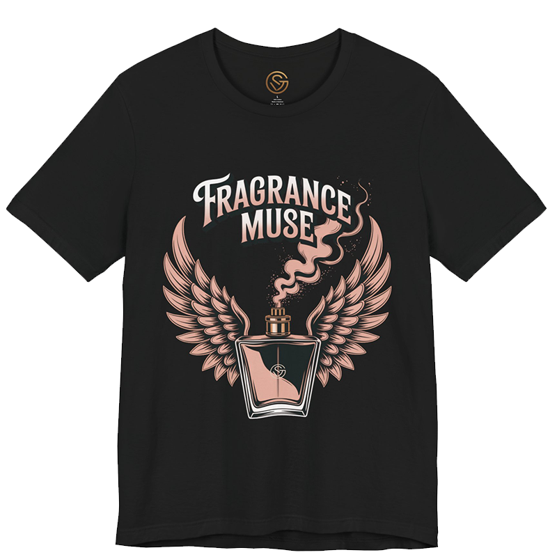 Fragrance Muse – Classic Wings Tee in Obsidian